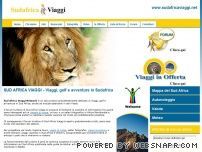 Sud Africa Viaggi -â€œ Tours, offerte viaggi, vacanze, viaggi avventura, safari fotografici e golf in Sud Africa.