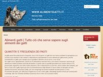 Alimenti Gatti, sito specializzato su alimentazione e alimenti per gatti