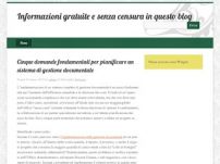 Il blog delle informazioni grutute