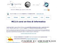 MC2 E-Learning corsi on line di informatica