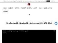 RENDERING 3D|RENDER 3D|ANIMAZIONI 3D|W & E Srl