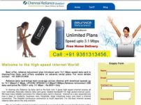 Reliance data card in Chennai