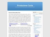 Processo di produzione della carta