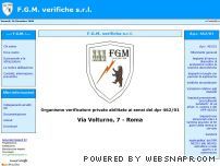 F.G.M. Verifiche s.r.l.