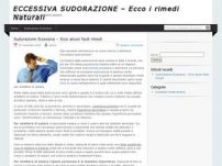 Eccessiva Sudorazione - Rimedi