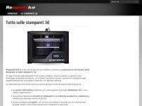 Il portale italiano sulla Stampa 3D