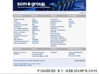 Scm Group website