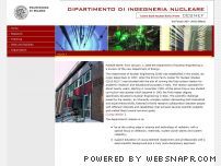 Dipartimento di Ingegneria Nucleare - Politecnico